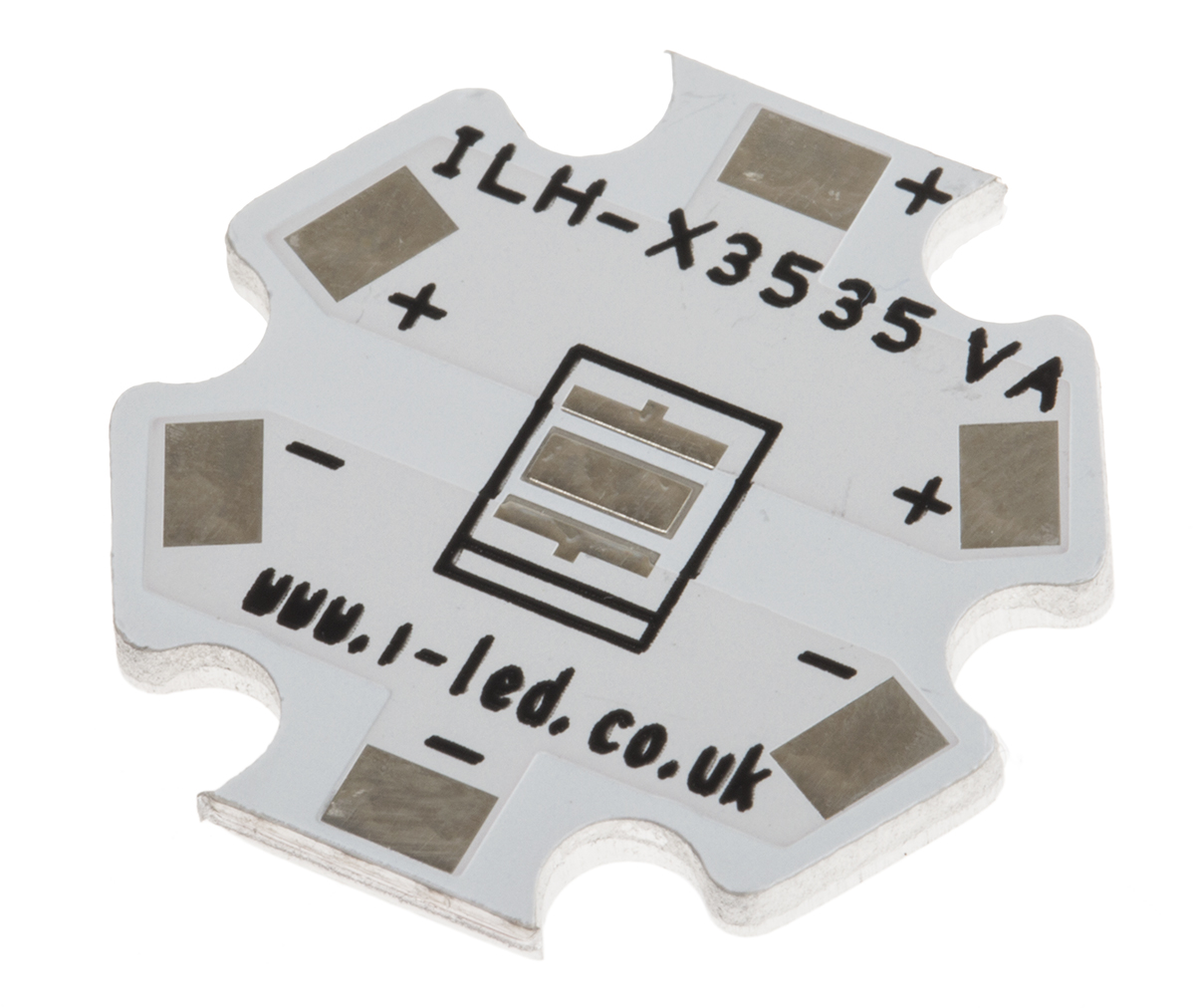 Intelligent LED Solutions ILH-xxxx-PCB VER A Series Thermal Gap Pad, 1.6 mm Thick, 20 mm, 20mm, Metal