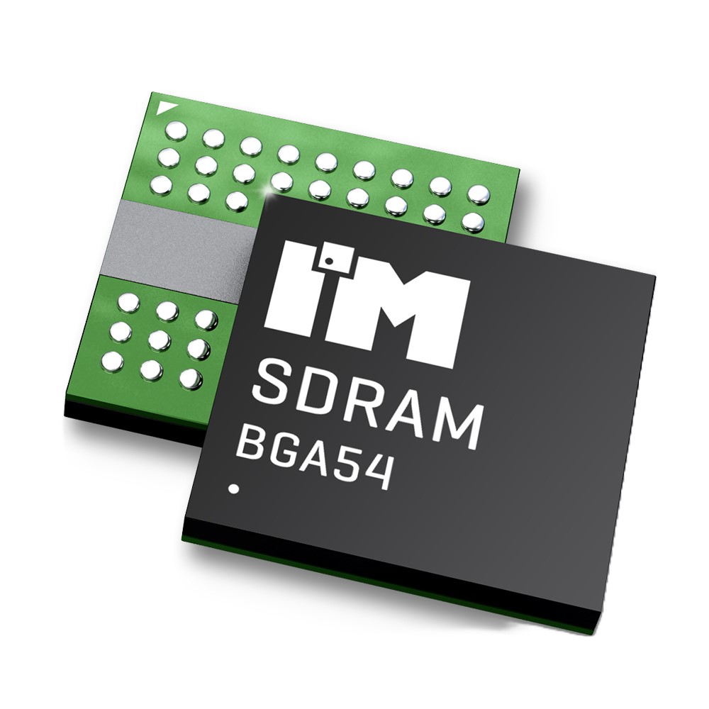 Intelligent Memory IM2516SDBDBG-6 SDRAM 256 MB Surface, 54-Pin 16 bit FBGA