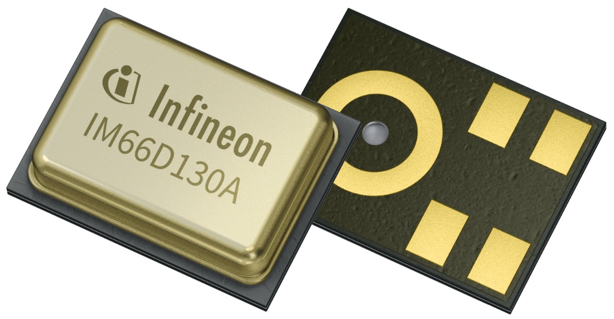 Infineon 5-Pin Sound Sensor, Omni-Directional, Surface, Digital Output, PG-TLGA-5-6 1.62 V 3.6 V