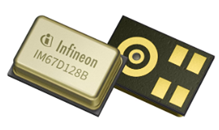 Infineon 5-Pin Microphone, Omni-Directional, Surface Mount, Digital Output, TLGA 1.62 V 3.6V
