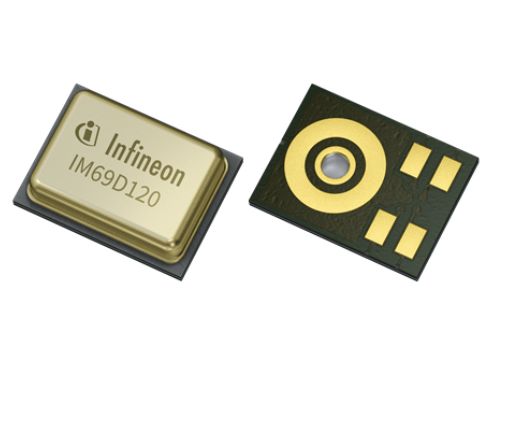 Infineon 5-Pin Microphone, Omni-Directional, Surface, Digital Output, LGA 1.62 V 3.6 V