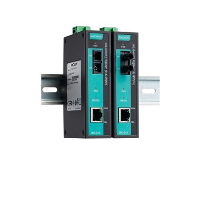 MOXA 10/100 BaseT(X) Ports (RJ45 Connector), 100 BaseFX Ports Ethernet Media Converter, Multimode, 100Mbps, Single Mode,