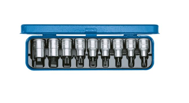 in-19-pm Gedore 9-Piece 1/2 in Hexagon Socket Set
