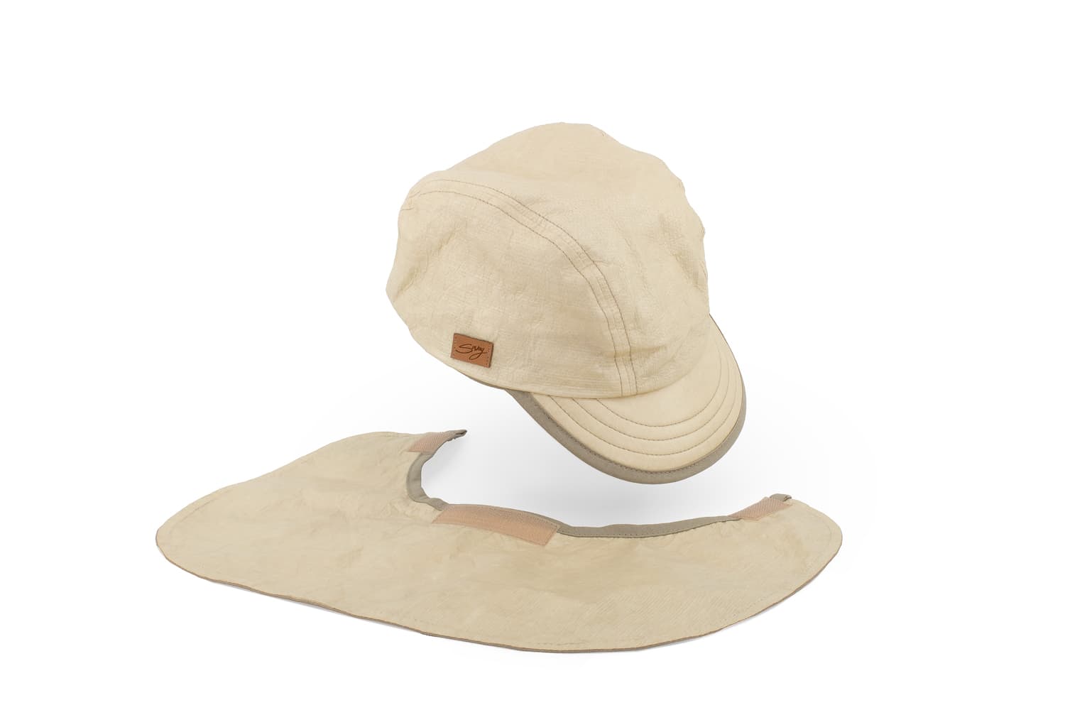in20231-bf-tu Soway Beige Standard Bump Cap Cotton, Polyethylene