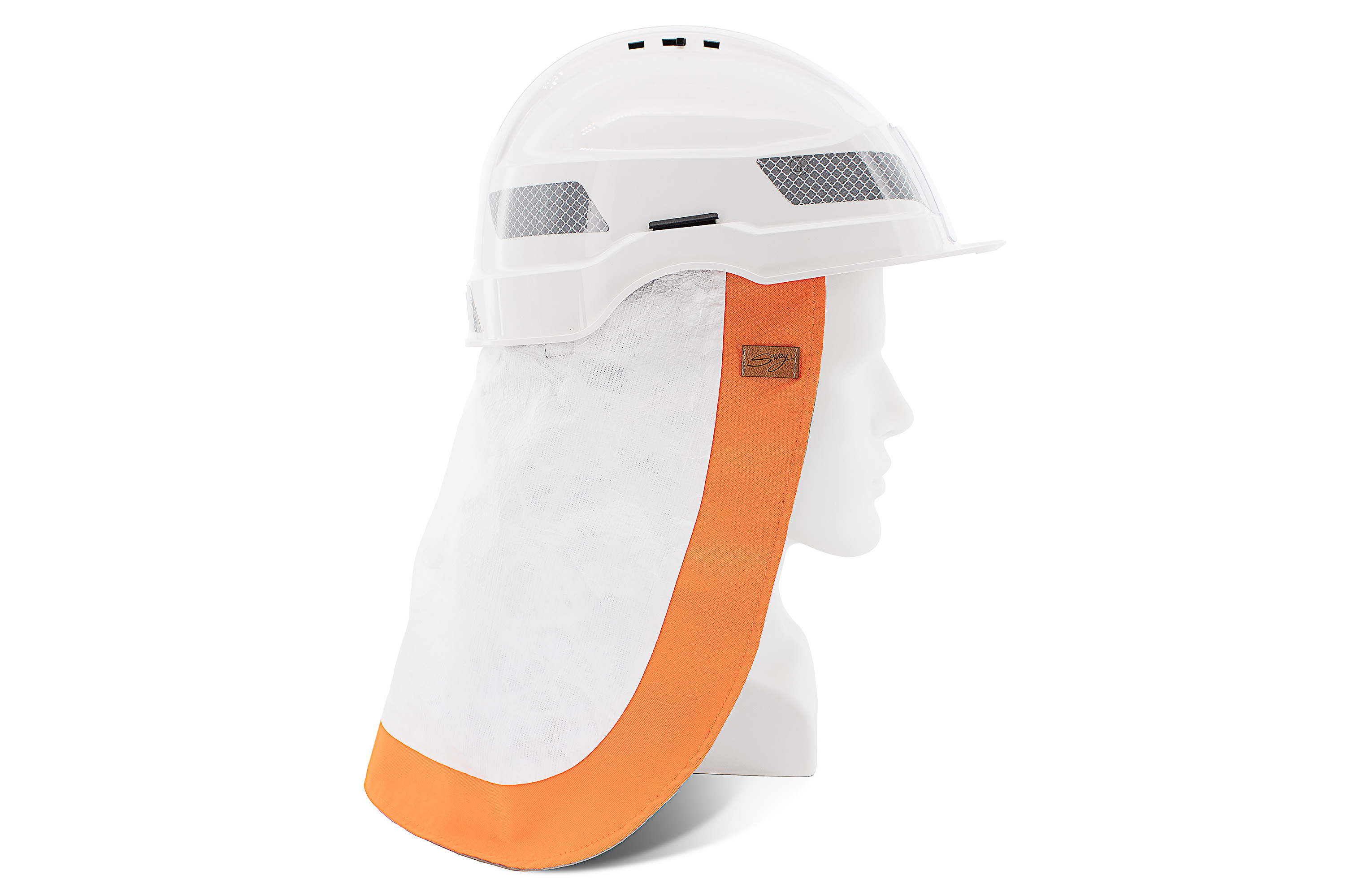 in20241-bo-tu Soway Cotton, Polyethylene Helmet Protector Orange All brands of Helmets