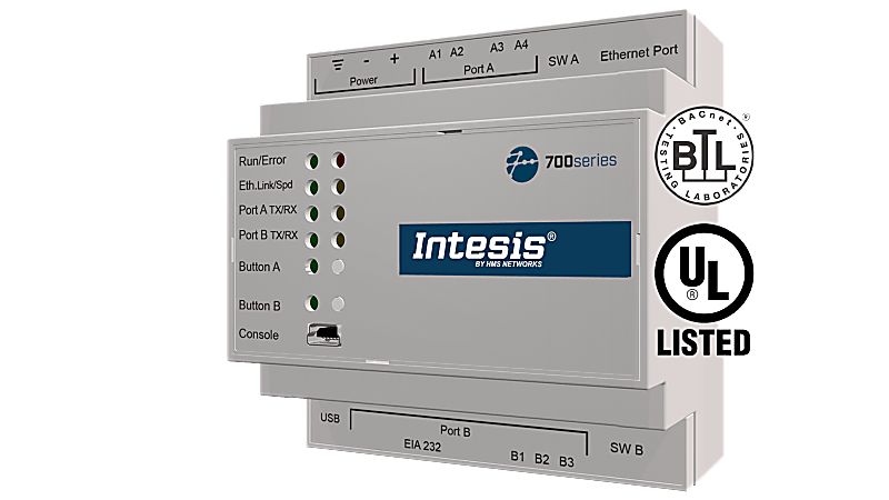 Intesis IN7004851000000 Building Automation Web Servers & Gateway, IN70