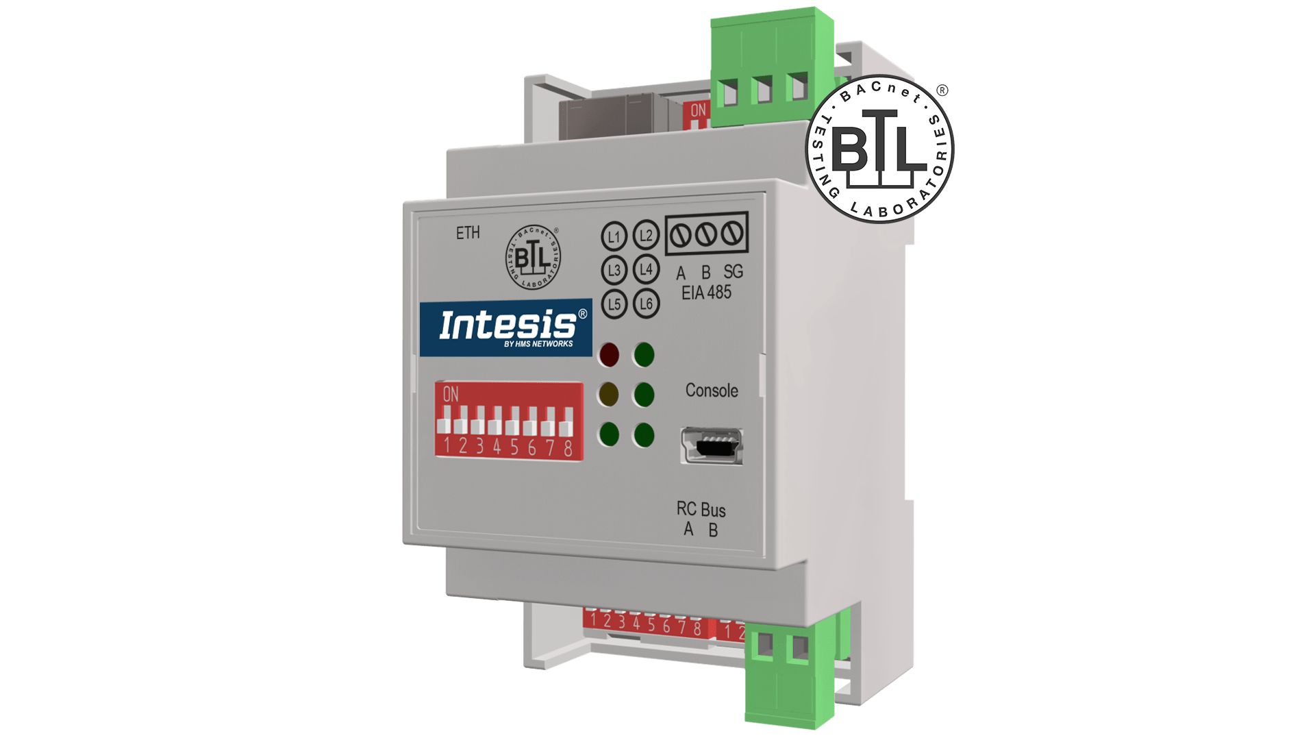 Intesis INBACHIT001R000 Building Automation Web Servers & Gateway, INBA