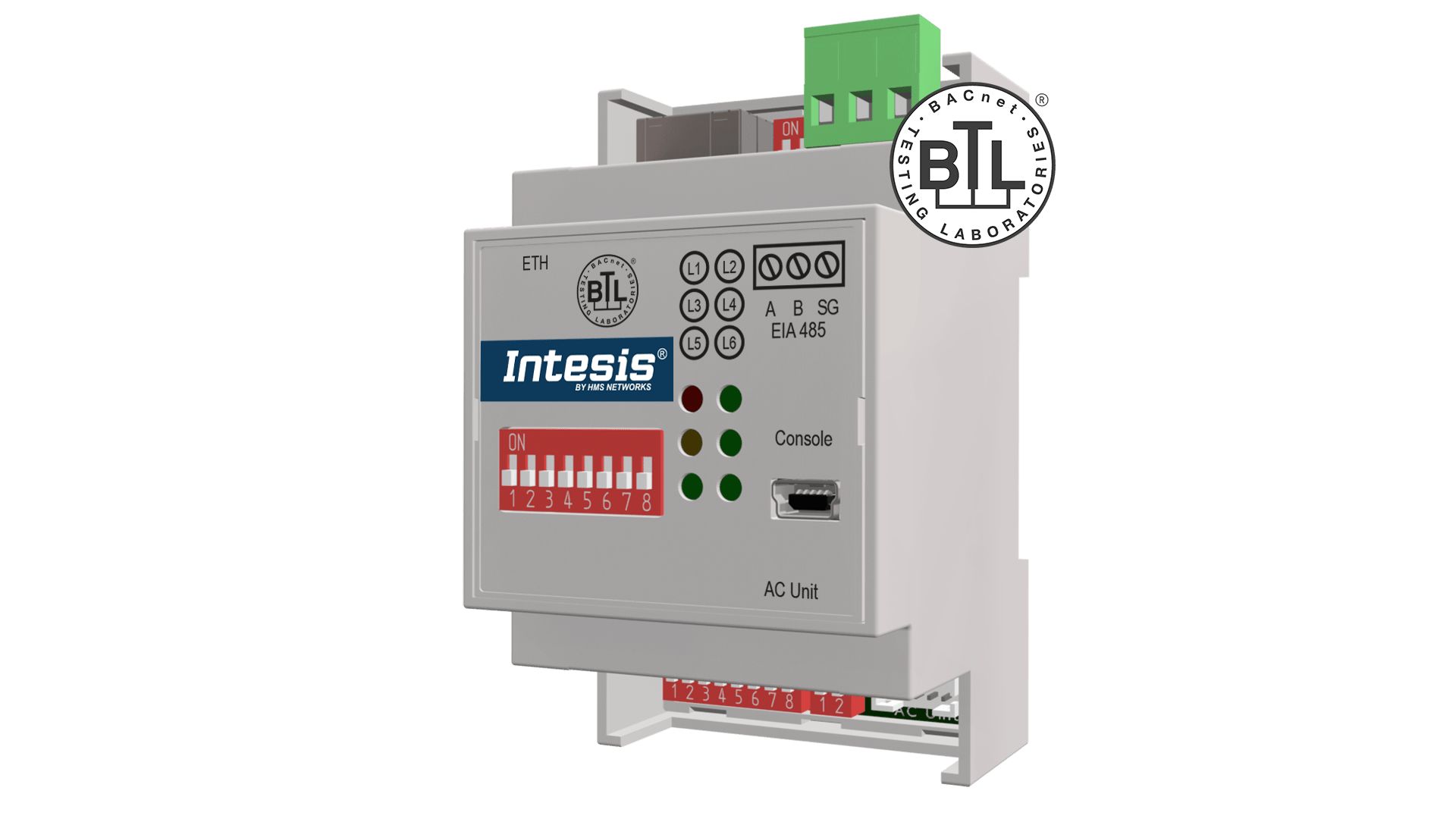 Intesis INBACMIT001I000 Building Automation Web Servers & Gateway, INBA