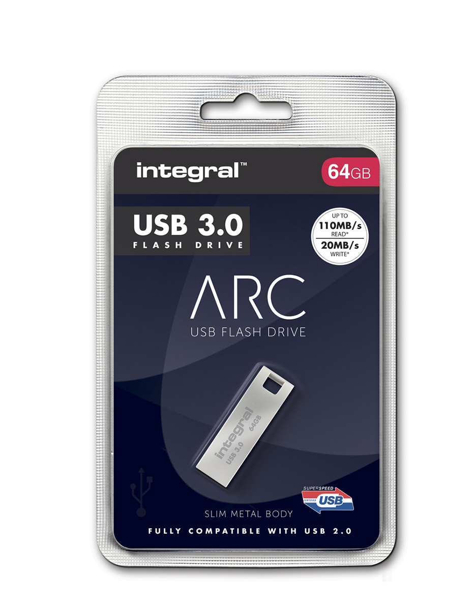 Integral Memory 64 GB USB 3.1 USB Flash Drive