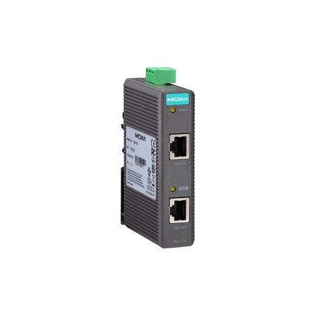 MOXA 2 Port 2 Port PoE Injector, 48V dc Input 30 W, 57V dc Output, 2.71 A