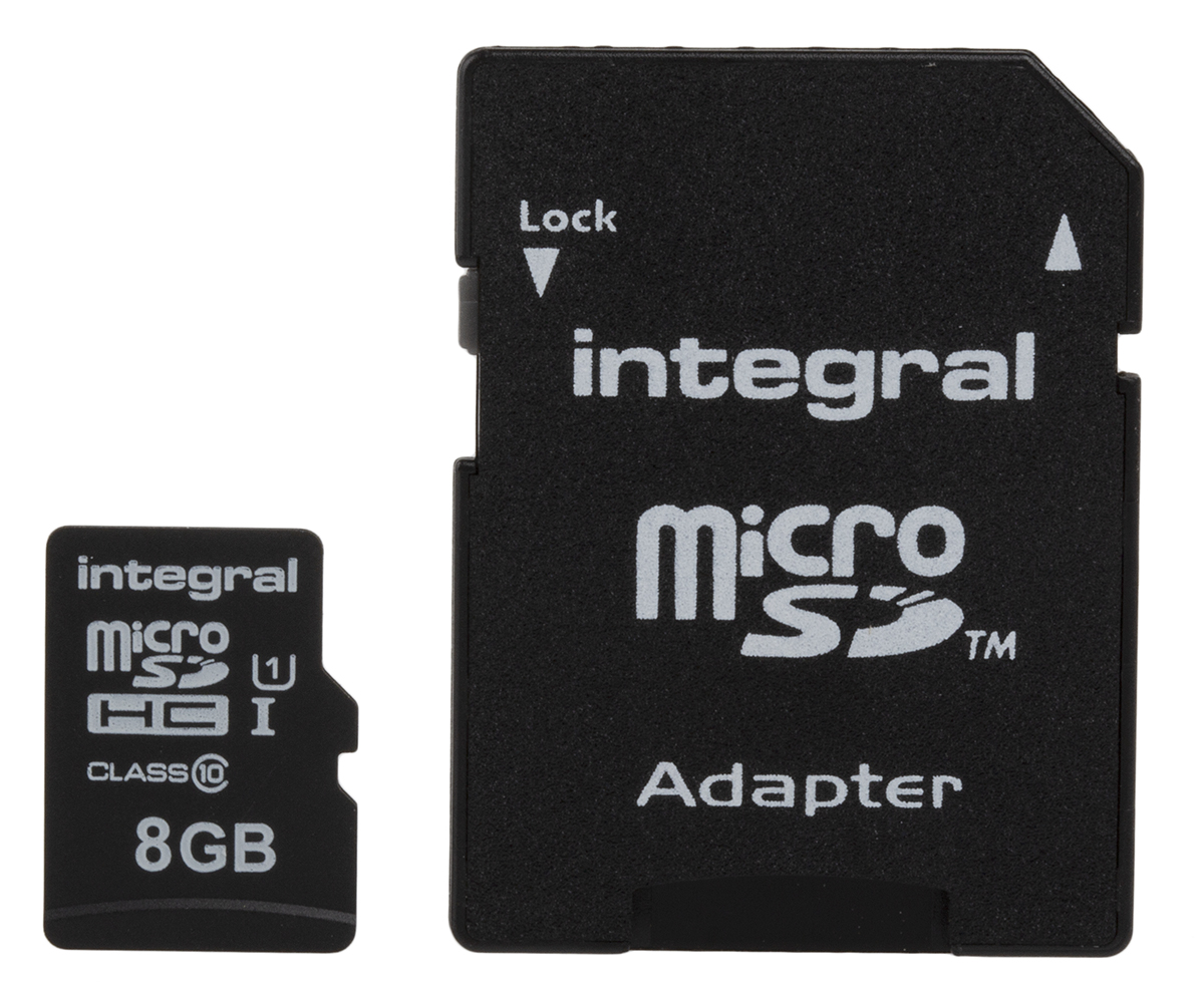 Integral Memory 8 GB MicroSDXC microSD, Class 10