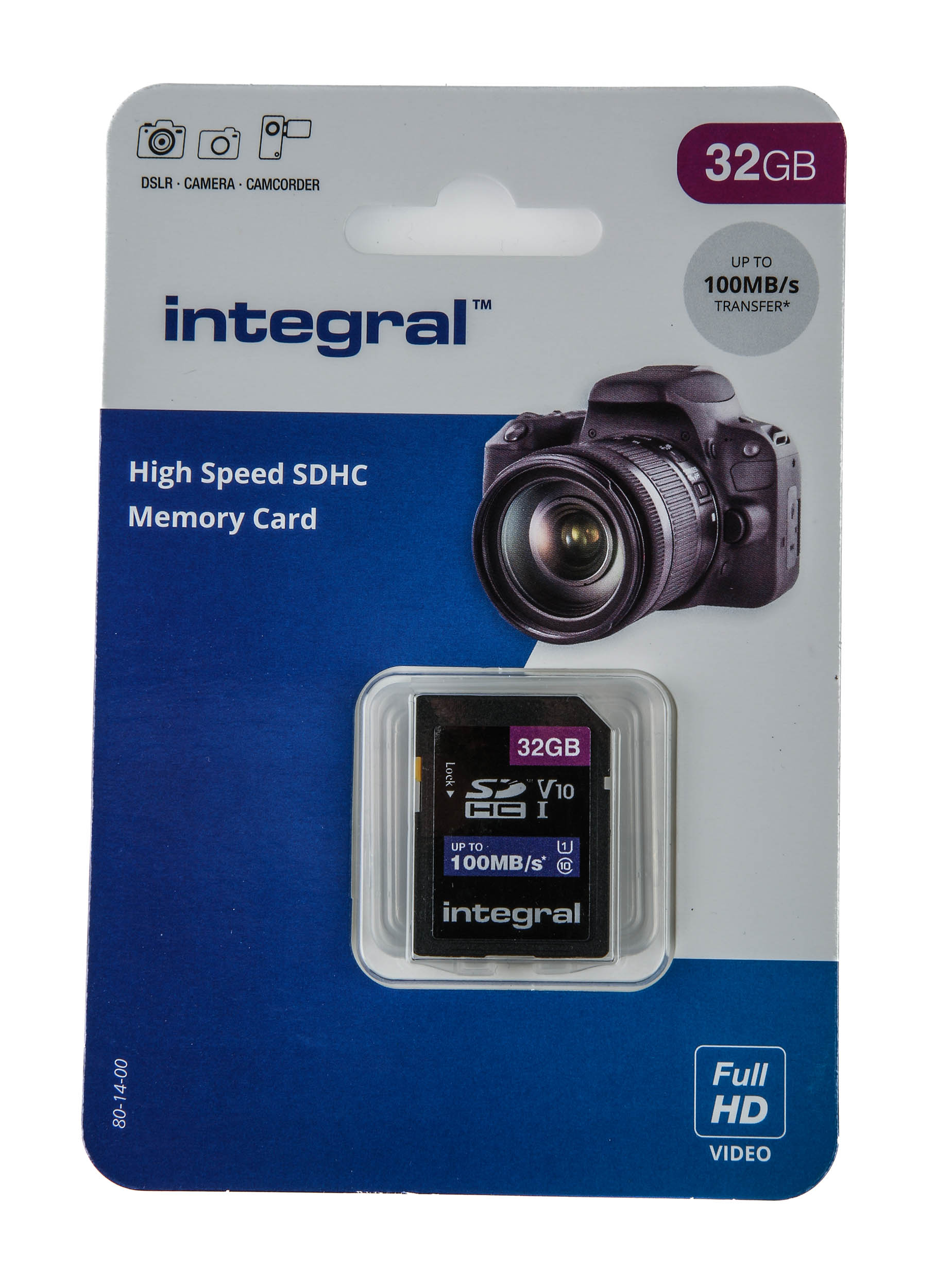 Integral Memory 32 GB SDHC SD Card, Class 10, UHS 1 U1