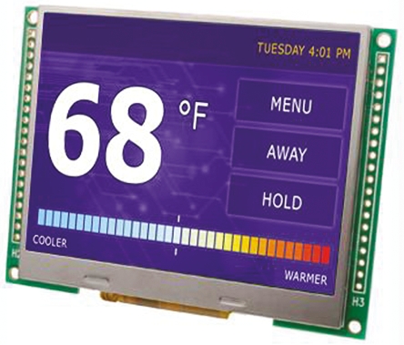 Displaytech LCD Colour Display, 4.3 in, 480 x 272 pixel