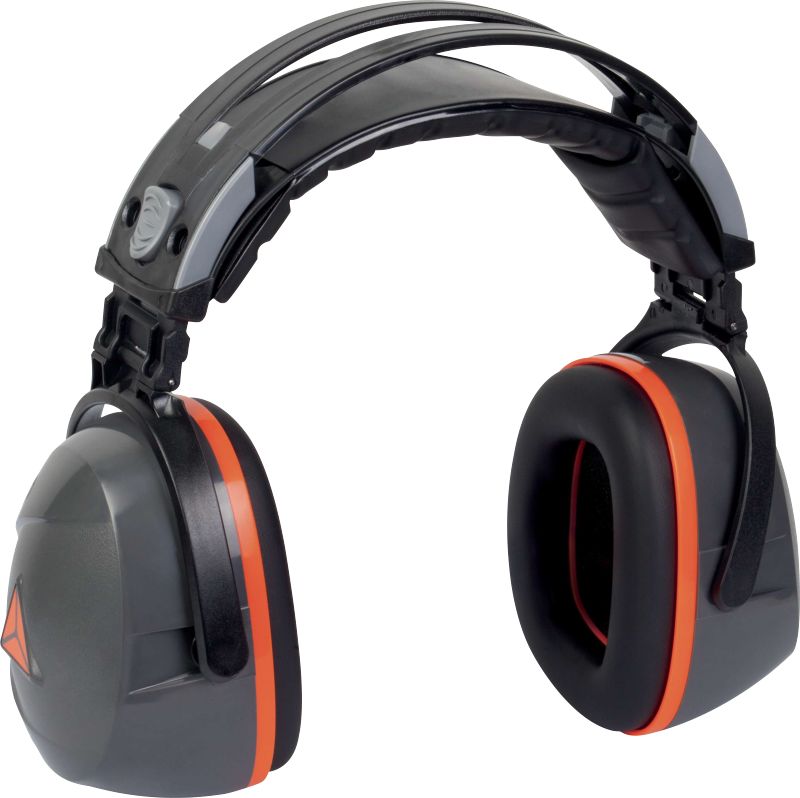 Delta Plus Ear Defender with Headband, 25 dB, Grey