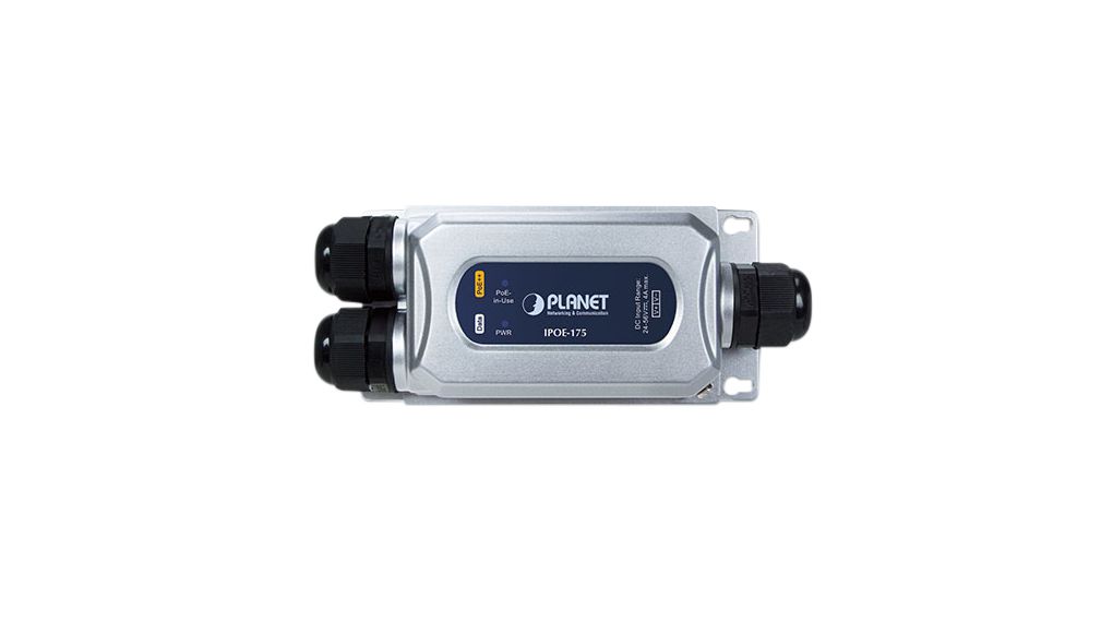 ipoe-175 Planet 1 Port 1 Port PoE Injector, 24V, 56 V Input 60 W, 55V dc Output