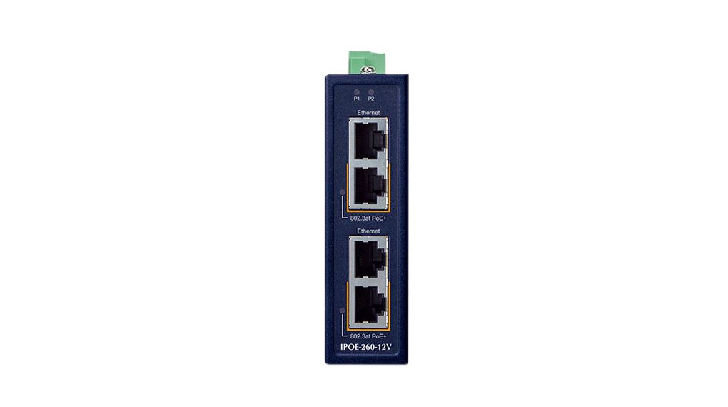 ipoe-260 Planet 2 Port 2 Port PoE Injector 72 W, 36V dc Output