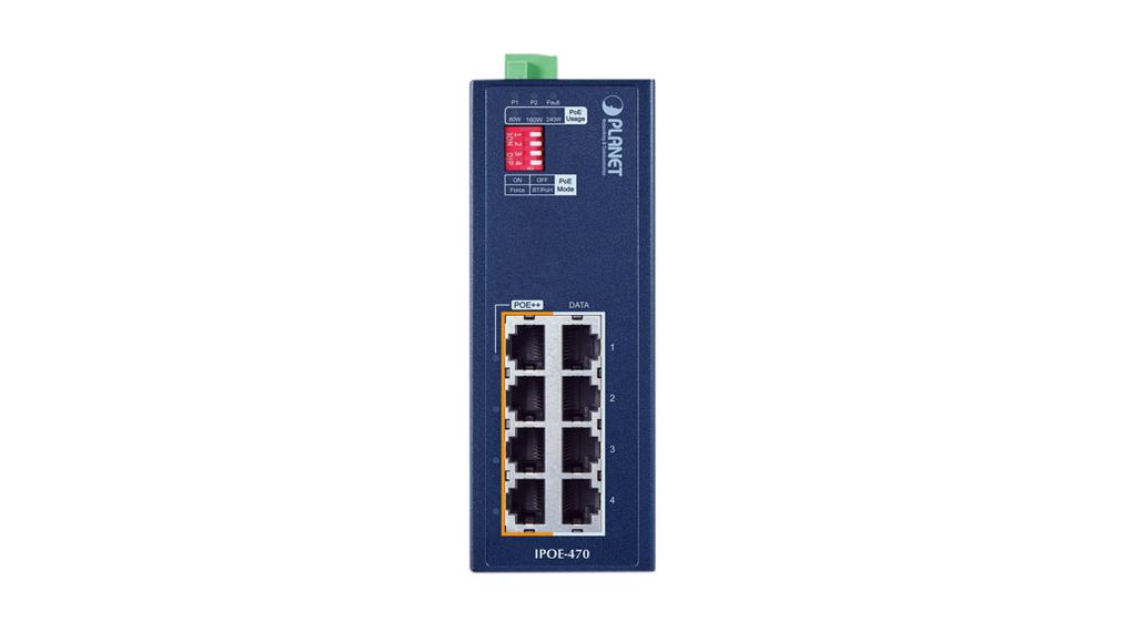 ipoe-470 Planet PoE Injector, 48V, 54 V Input 240 W, 48V dc, 54 V dc Output