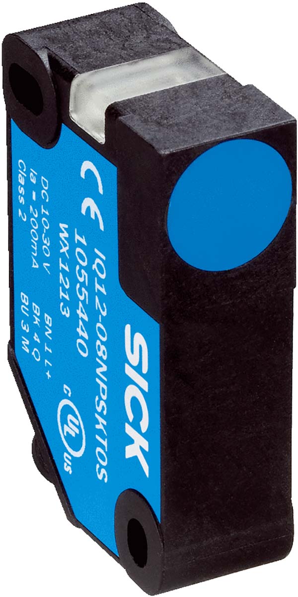 SICK IQ12-08NNOKW2S Block Inductive Proximity Sensor NPN IQ12 30V 8 mm 30 V dc 200mA