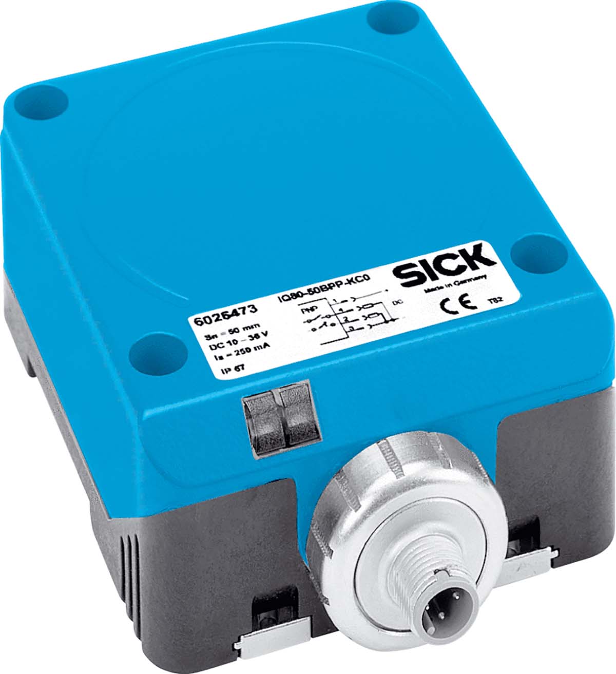 SICK IQ80-50BPP-KC0 Rectangular Inductive Proximity Sensor PNP IQ80 36V 50 mm 250 V ac 36 V dc 250mA