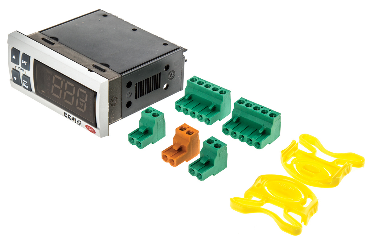 Carel IR33 Panel Mount PID Temperature Controller, 4 Output SSR 30V ac Temperature Control