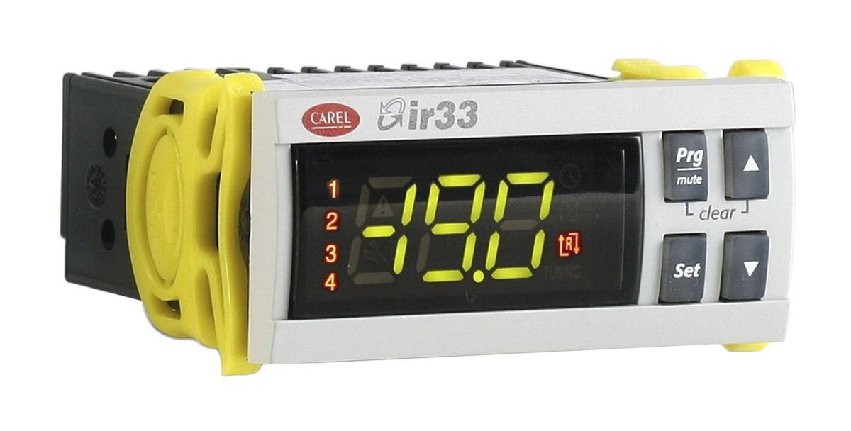 Carel IR33 Panel Mount PID Temperature Controller 4 Input, 4 Output Analogue, Digital 230V ac PID