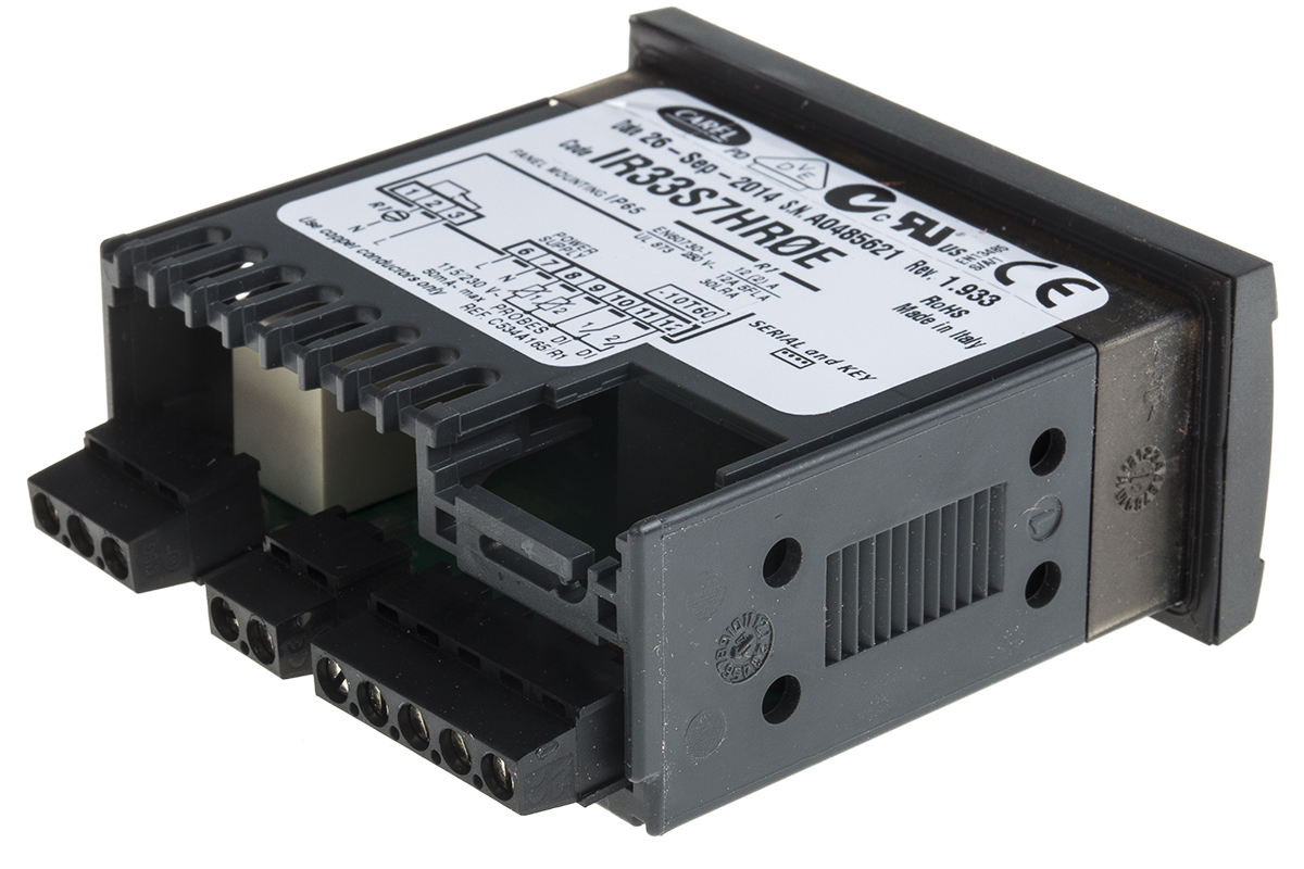 ir33s7hr0e Carel ir33 smart Panel Mount PID Temperature Controller 3 Input, 1 Output Relay 230V ac Electronic