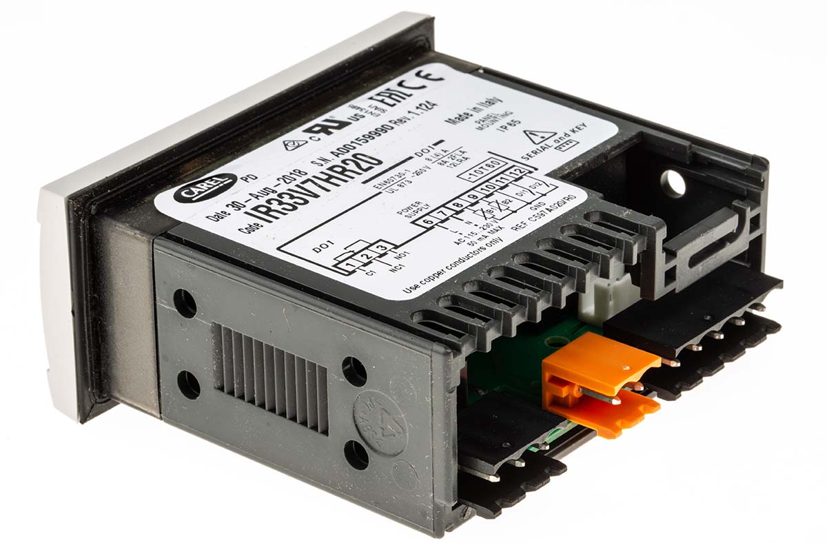 ir33v7hr20 Carel IR33 Panel Mount PID Temperature Controller 2 Input, 4 Output Digital 230V ac On-Off