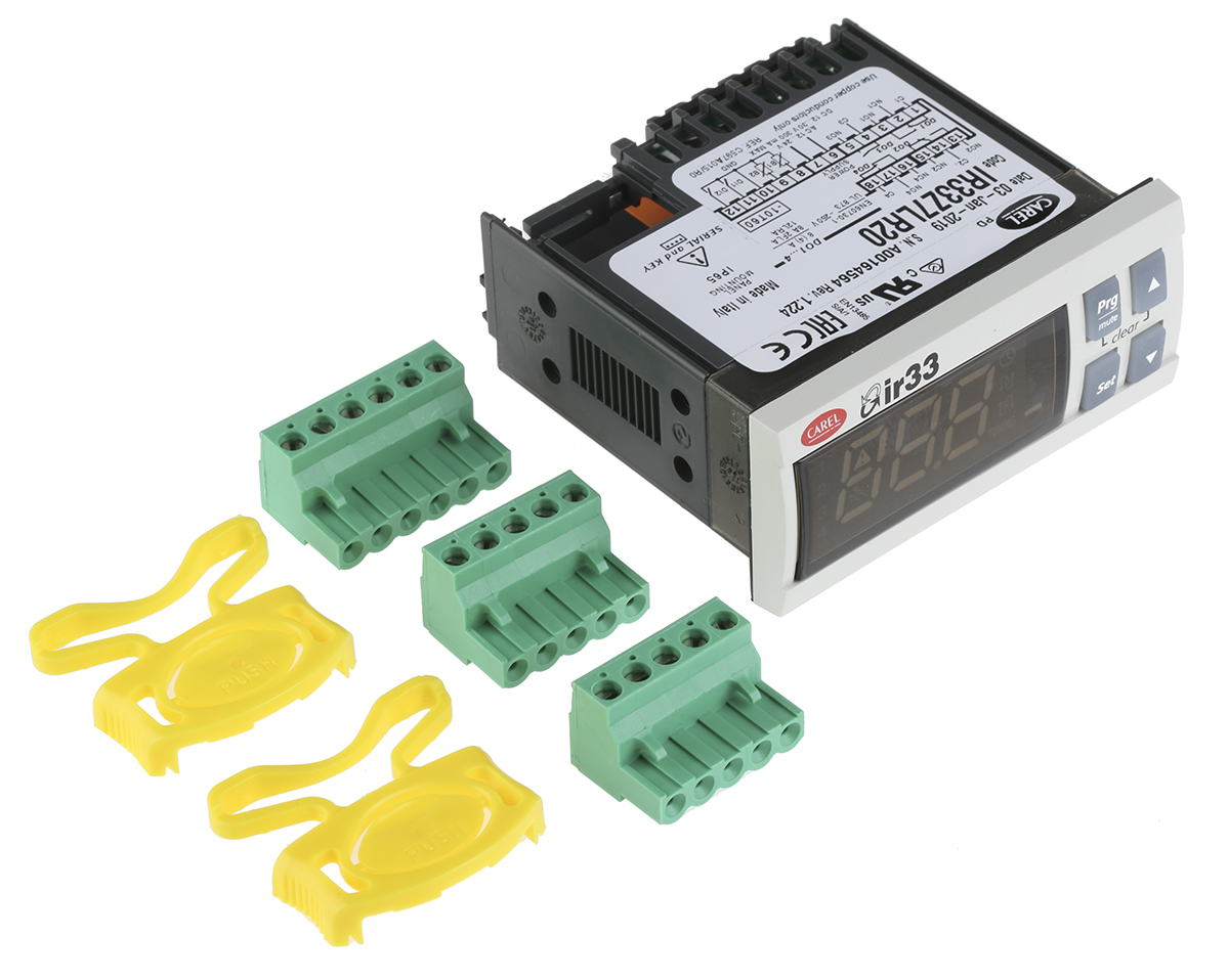 ir33z7lr20 Carel IR33 Panel Mount PID Temperature Controller 2 Input, 4 Output Relay 230V PID Controller