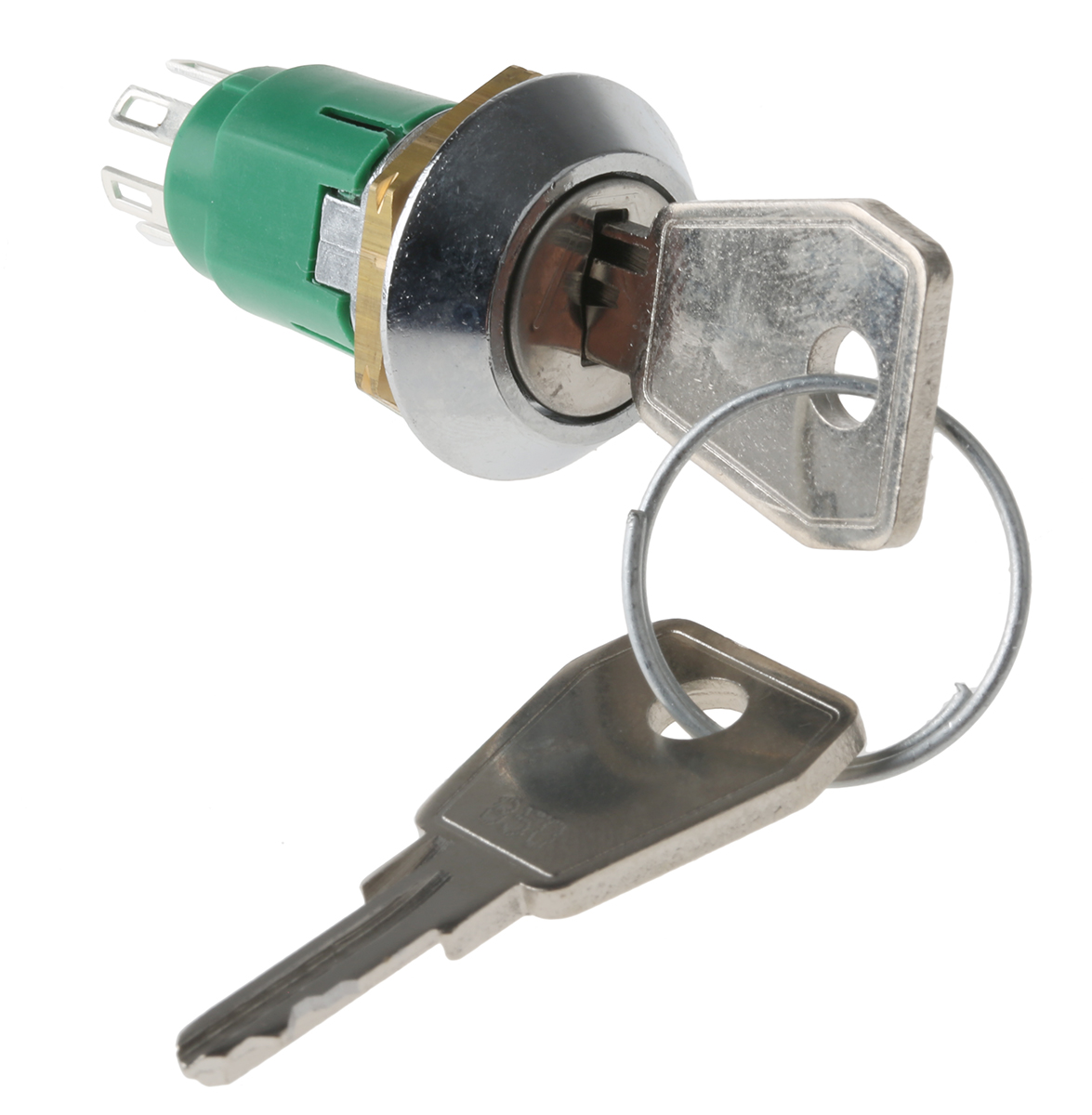 Lorlin Key Switch, DPDT, 1A 2-Way Common-Key