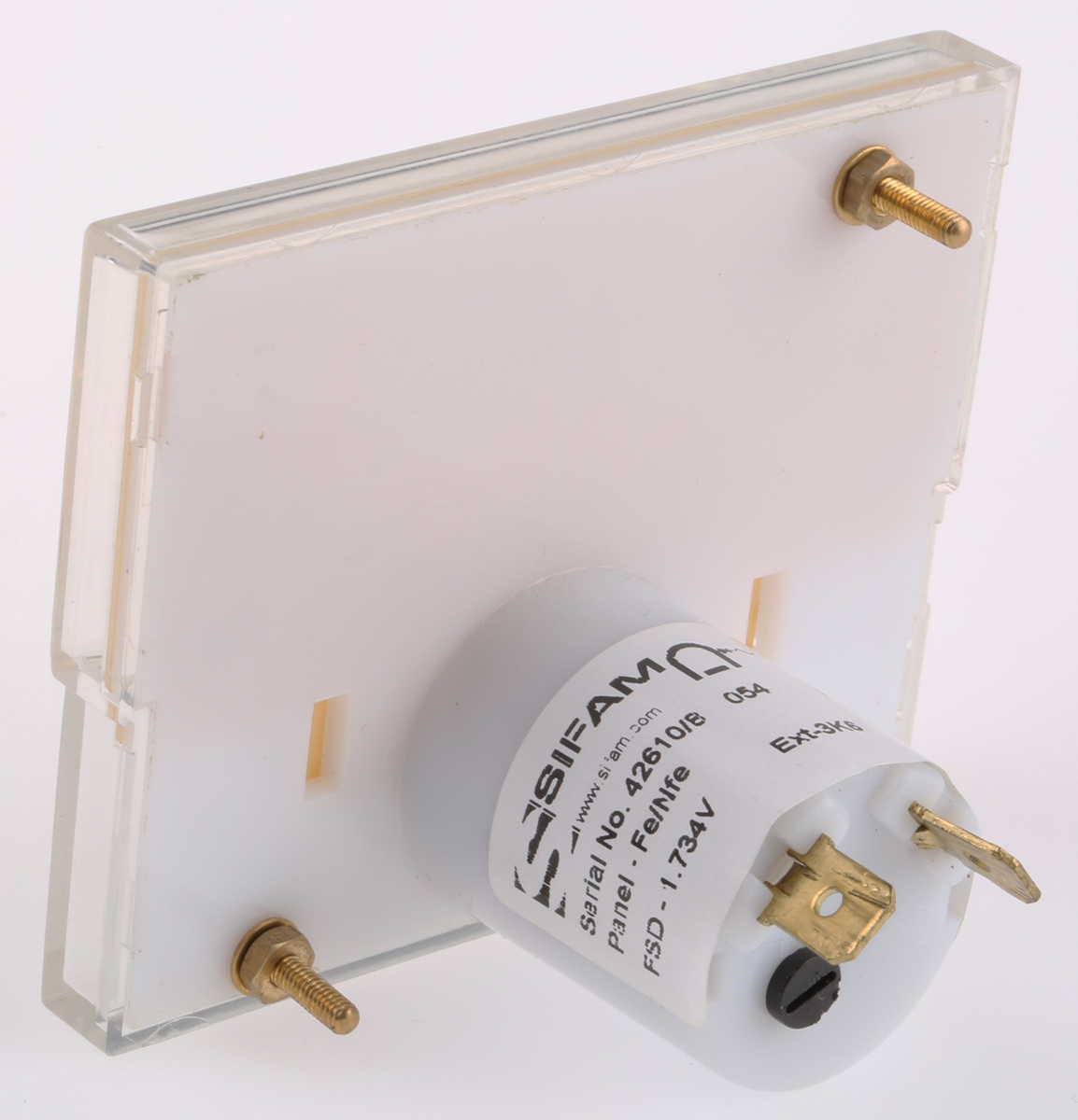 is-11179 Sifam Tinsley Analogue Voltmeter AC, 59 mm, 76 mm