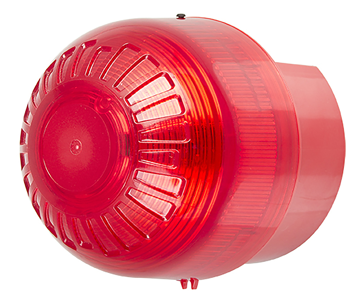 Moflash IS-B Intrinsically Safe Series Red Beacon, IP66 28V Wall