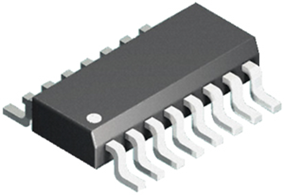 Isocom IS2801-4 DC Input 4-Channel Optocoupler, Surface, 16-Pin Surface Mount