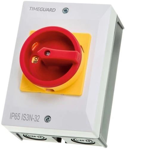 Timeguard 3-Pole Surface Mount Isolator -, IP66, 32A