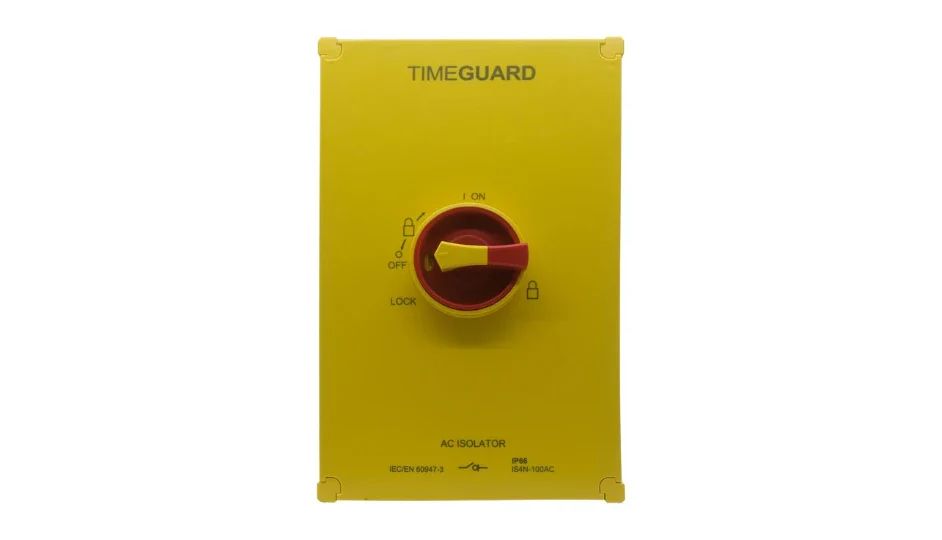Timeguard 4-Pole Surface Mount Isolator -, IP66, 100A