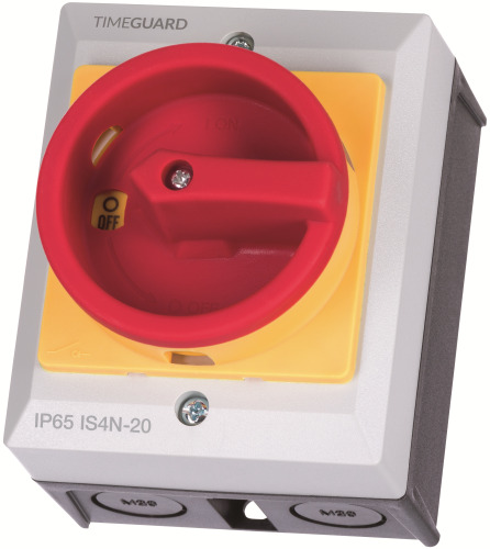 Timeguard 4-Pole Surface Mount Isolator -, IP66, 20A