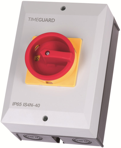 Timeguard 4-Pole Surface Mount Isolator -, IP66, 40A