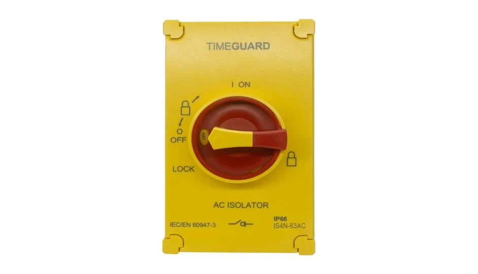 Timeguard 4-Pole Surface Mount Isolator -, IP66, 63A