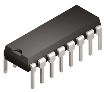 Isocom ISQ74X DC Input 4-Channel Optocoupler, Through Hole, 16-Pin PDIP