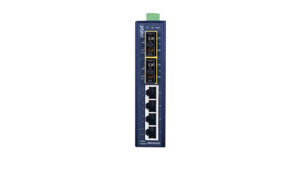 isw-621 Planet ISW-621 Unmanaged 6 Port Industrial Ethernet Switch