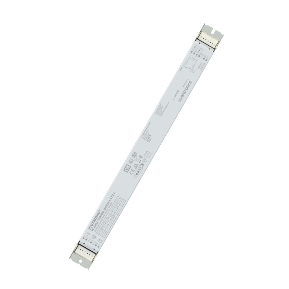Inventronics Constant Current LED Driver, 54V Output, 100 W Output, 2100mA Linear