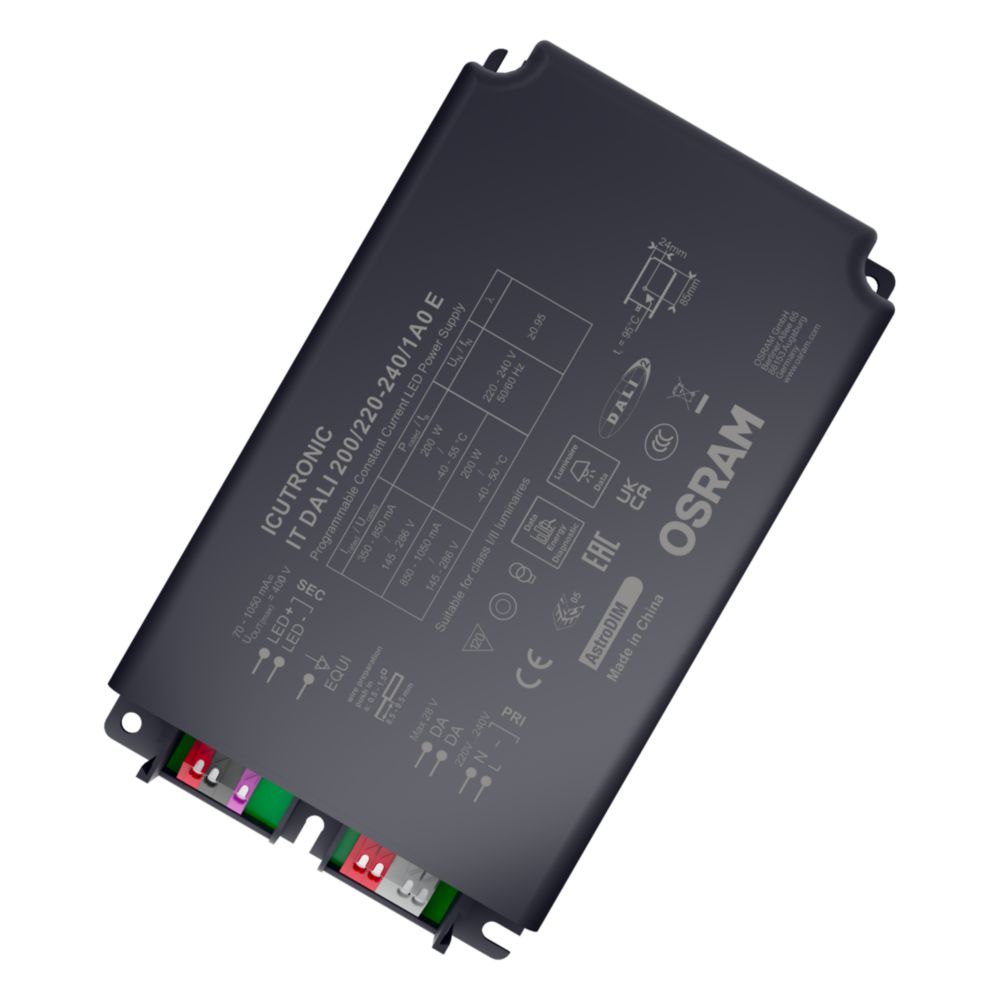 Osram, 145V, 285 V Output, 200 W Output, 1050mA, 350 mA AstroDIM / DALI-2