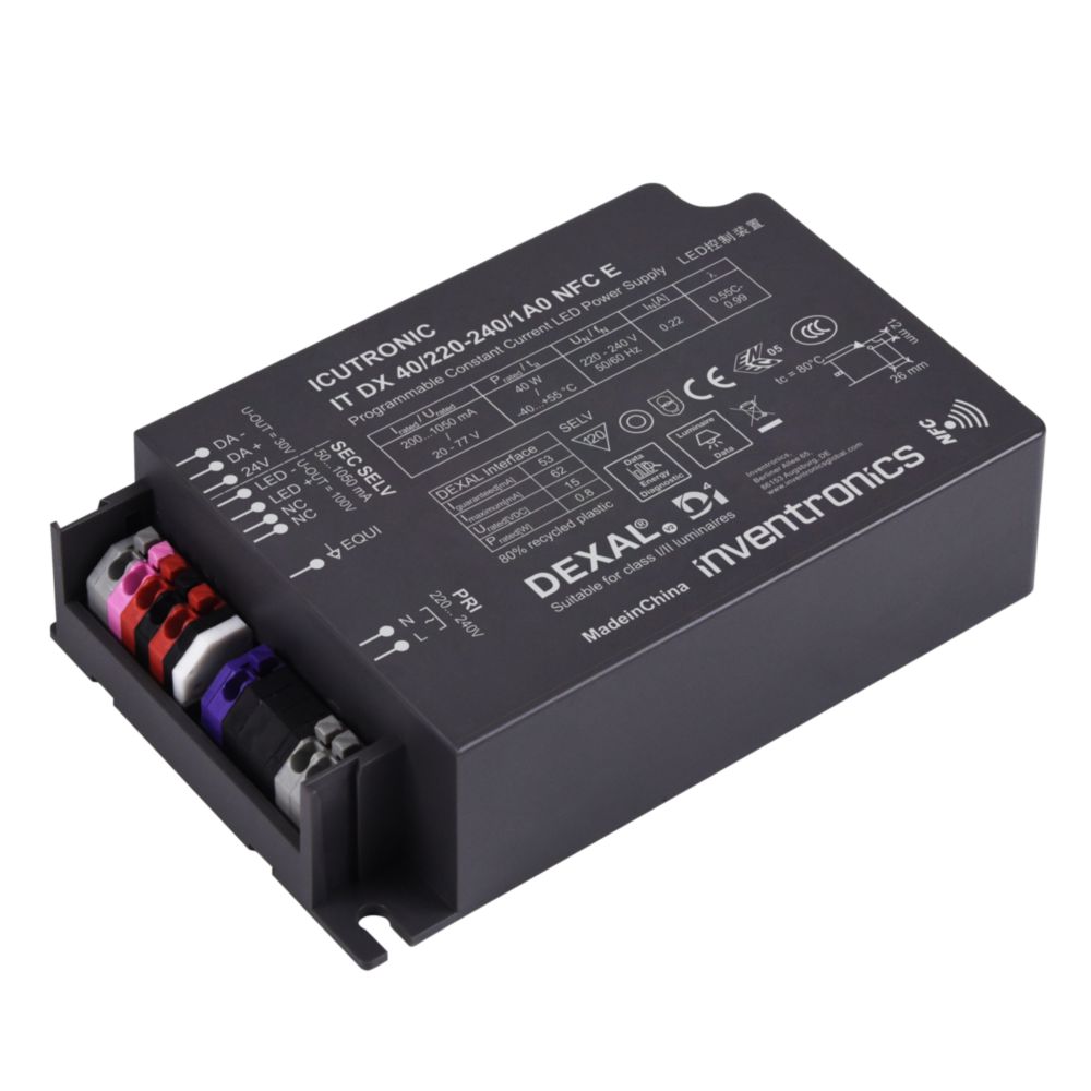 Inventronics, 220 to 240 V Output, 40 W Output DALI2
