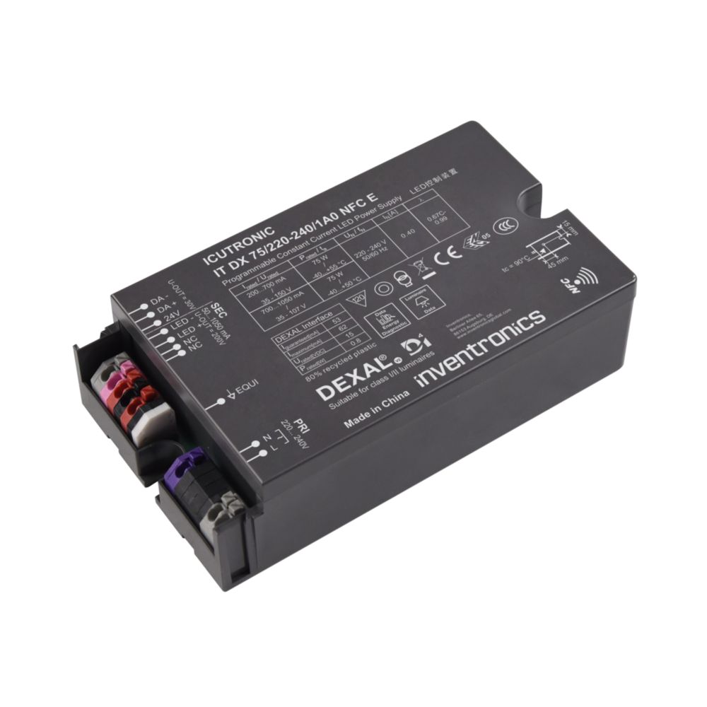 Inventronics, 220 to 240 V Output, 75 W Output DALI2