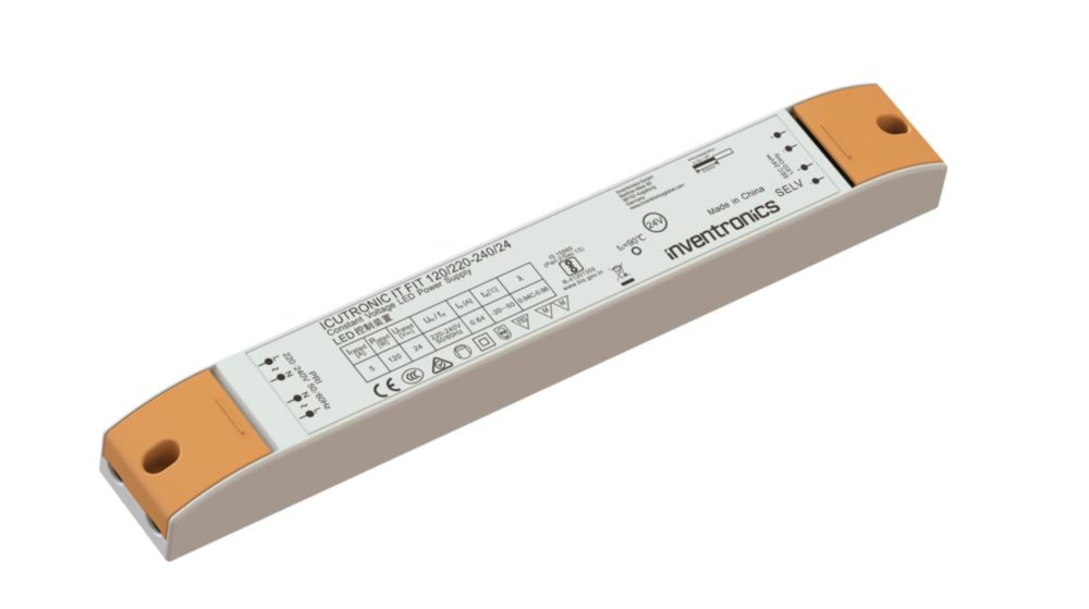 Inventronics LED Driver, 24V Output, 120 W Output
