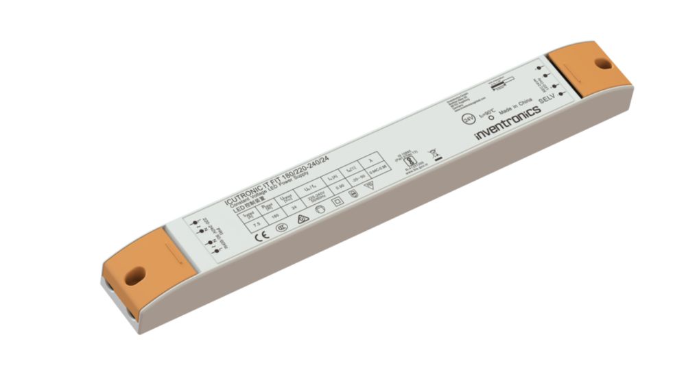Inventronics LED Driver, 24V Output, 180 W Output