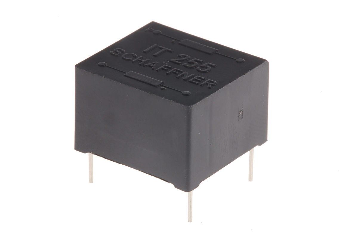 Schaffner Through Hole Pulse Transformer 1:1 Turns Ratio, 22 mH Prim. Inductance