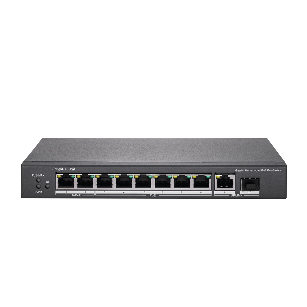 ABUS Security-Center ITAC10111 Gigabit 8 Port Gigabit Switch Power Over Ethernet