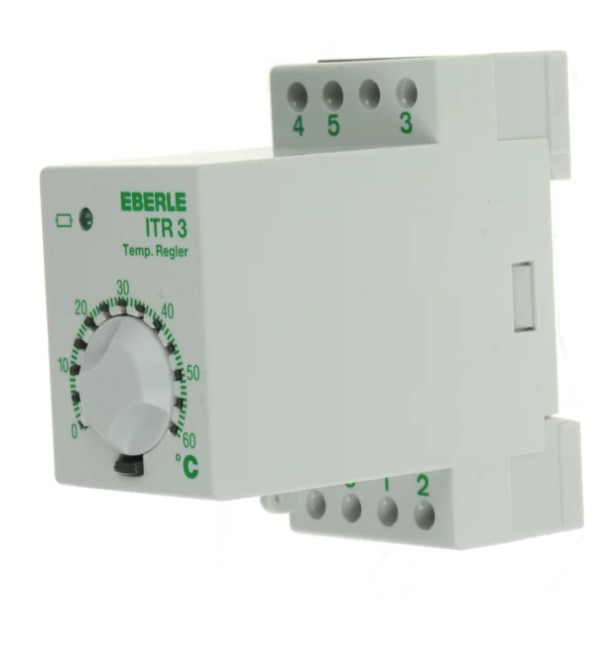 Eberle ITR-3 528 1 CO Thermostat, 230V ac, 50 °C, -10 °C