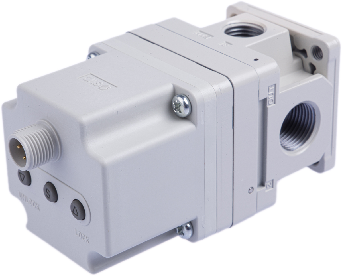 itv2050-01f3n SMC 3/8 in port 1500L/min Pneumatic Regulator