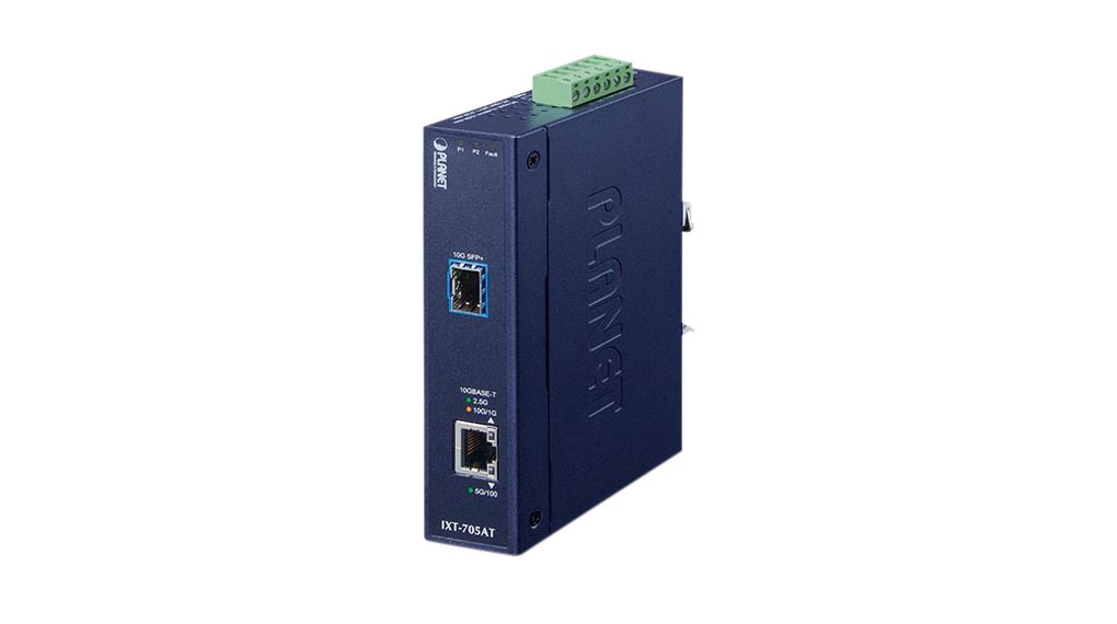 Planet SFP Ethernet Media Converter, Multimode, Half Duplex, Full Duplex 60 km